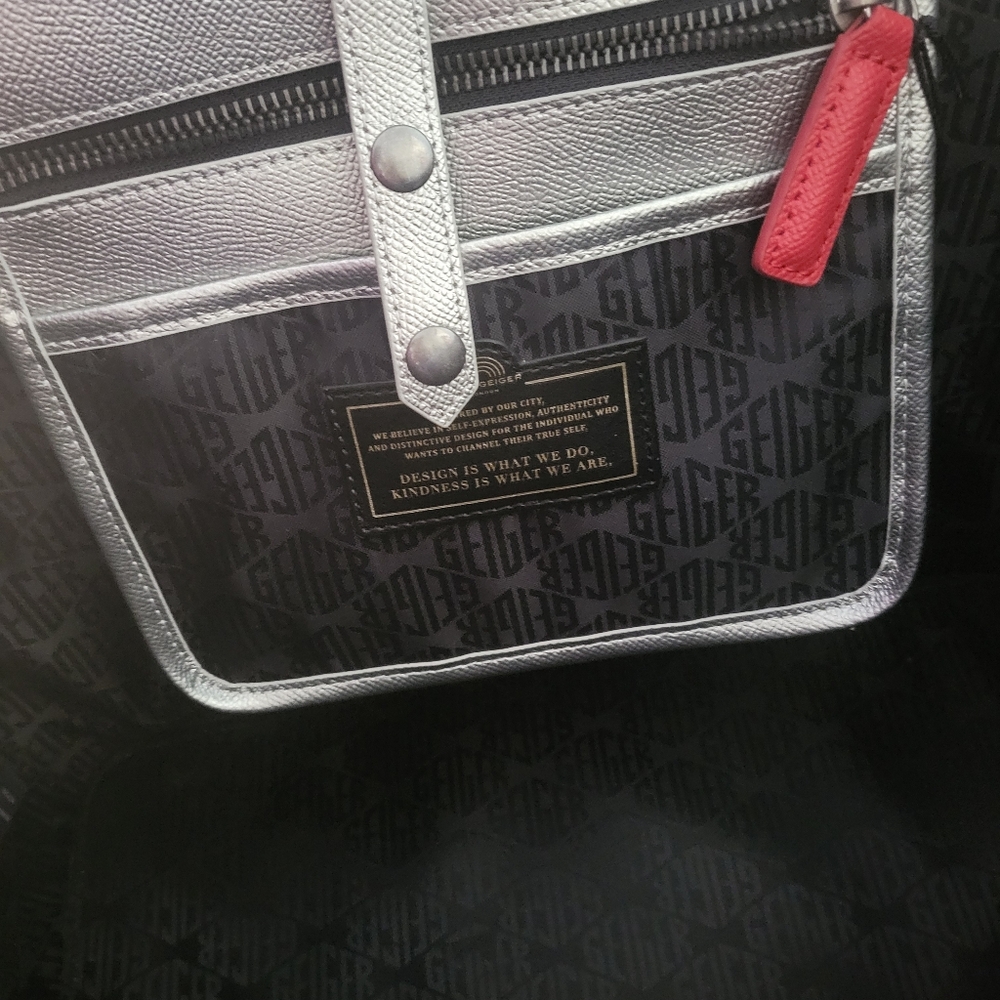 Kurt Geiger London Pewter Richmond shopper tote. - Picture 8 of 10